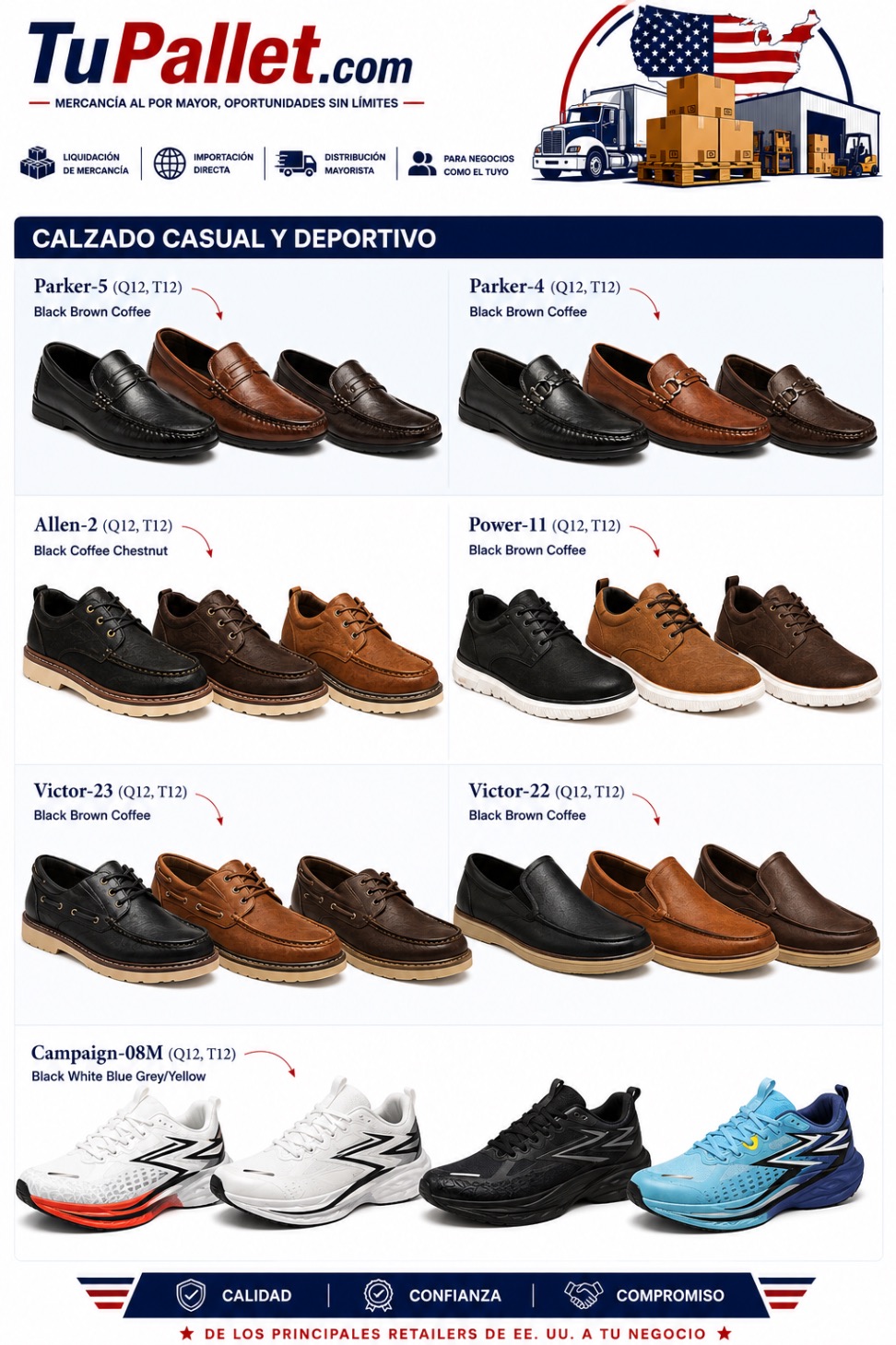 Calzado para Dama y Caballero
